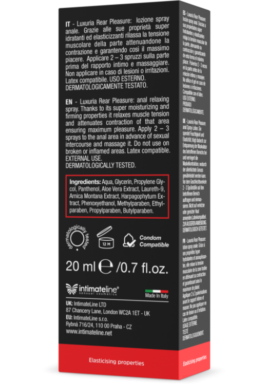 Σπρέι χαλάρωσης με άρωμα ουδέτερο σε συσκευασία 20 ml