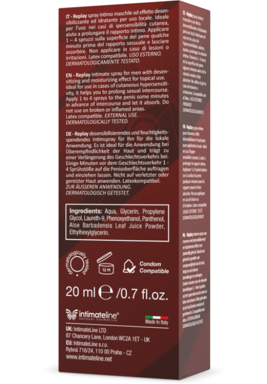 Επιβραδυντικό σπρέι σε συσκευασία 20 ml