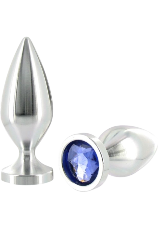 Μεταλλική σφήνα με κόσμημα σε ασημί χρώμα, μήκους 8,9 εκ. και μέγιστης διαμέτρου 3 εκ.