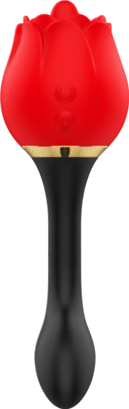 Παλμικός δονητής από σιλικόνη σε κόκκινο χρώμα