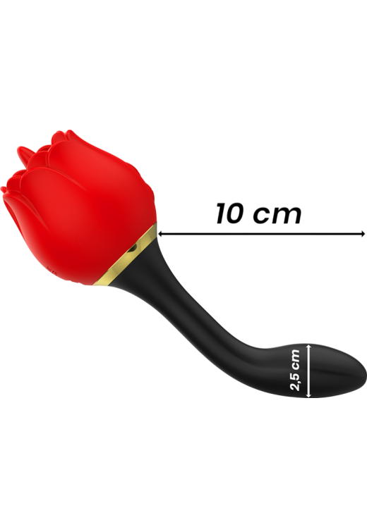 Παλμικός δονητής από σιλικόνη σε κόκκινο χρώμα