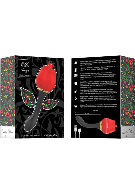 Παλμικός δονητής από σιλικόνη σε κόκκινο χρώμα