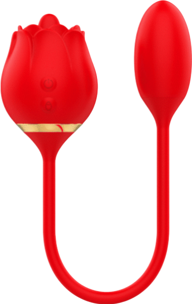 Δονούμενο αυγό από σιλικόνη σε κόκκινο χρώμα