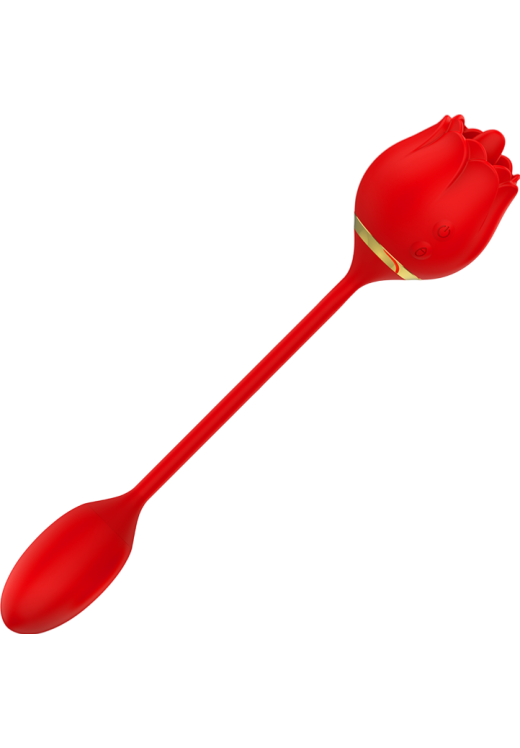 Δονούμενο αυγό από σιλικόνη σε κόκκινο χρώμα