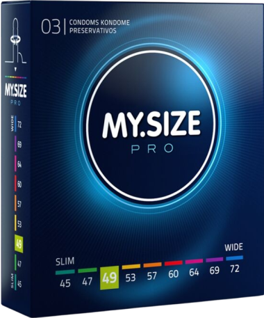 Προφυλακτικά μεγέθους σε φυσικό χρώμα, συσκευασίας 3 τεμαχίων