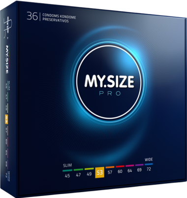 Προφυλακτικά μεγέθους σε διάφανο χρώμα, συσκευασίας 36 τεμαχίων