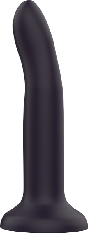 Κλασσικό dildo από σιλικόνη σε μαύρο χρώμα, μήκους 20 εκ. και μέγιστης διαμέτρου 3,5 εκ.