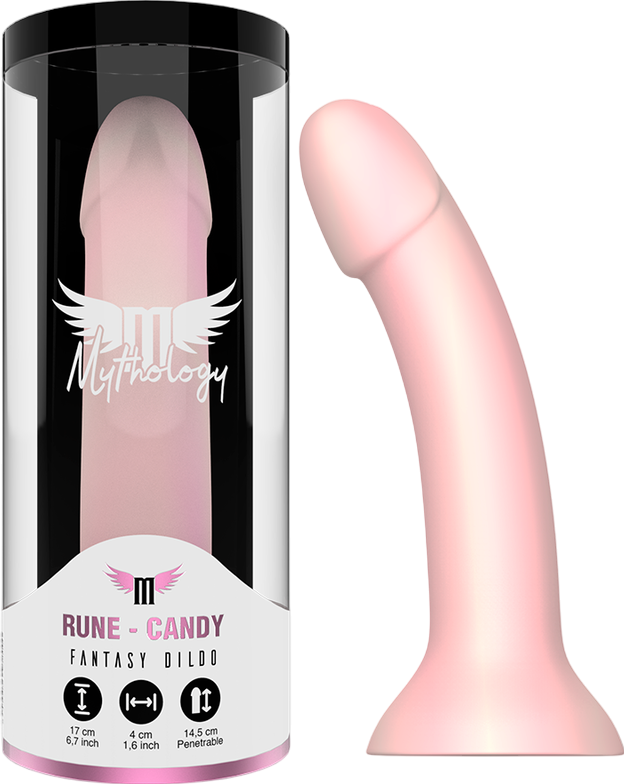 Κλασσικό dildo από σιλικόνη σε φυσικό χρώμα, μήκους 17 εκ. και μέγιστης διαμέτρου 4 εκ.