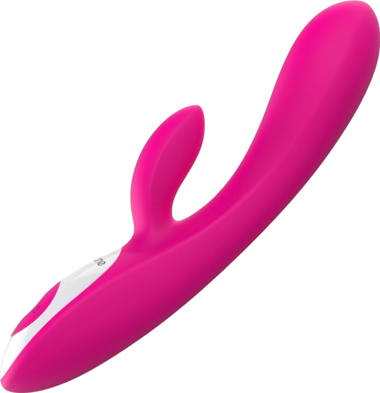 Rabbit δονητής από σιλικόνη σε ροζ χρώμα