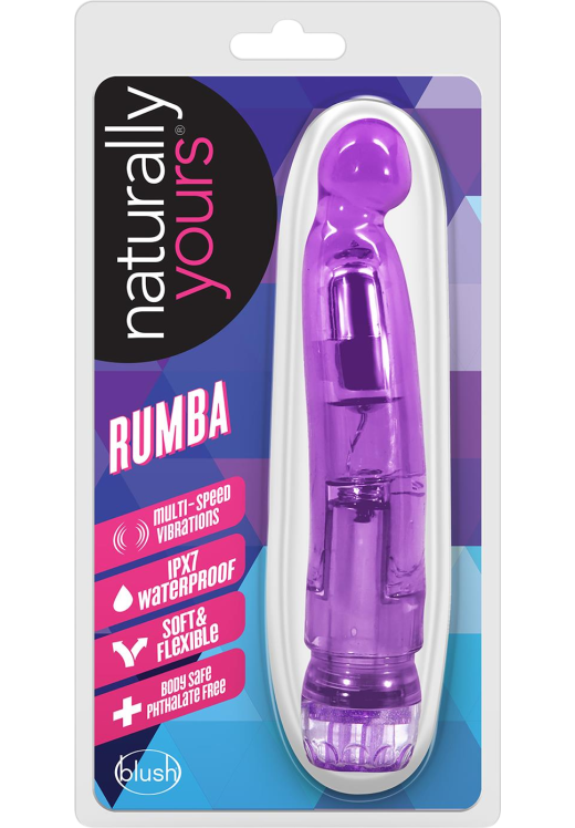 Δονητής σημείου g από tpe σε μοβ χρώμα, μήκους 16,7 εκ. και μέγιστης διαμέτρου 3,1 εκ.