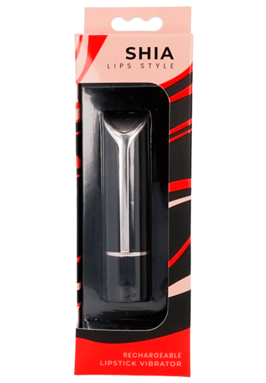 Κλασσικός δονητής από σιλικόνη σε μαύρο χρώμα, μήκους 10,2 εκ. και μέγιστης διαμέτρου 2,5 εκ.