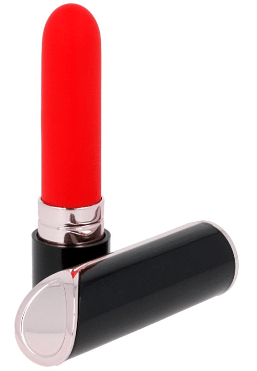 Κλασσικός δονητής από σιλικόνη σε μαύρο χρώμα, μήκους 10,2 εκ. και μέγιστης διαμέτρου 2,5 εκ.