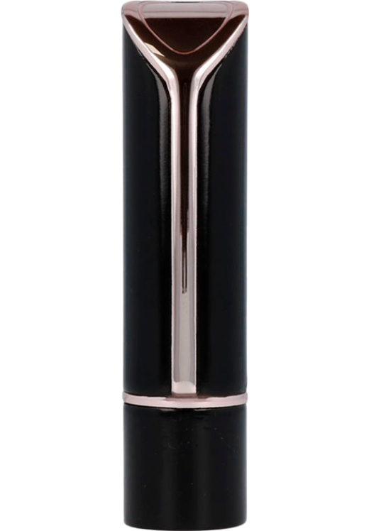 Κλασσικός δονητής από σιλικόνη σε μαύρο χρώμα, μήκους 10,2 εκ. και μέγιστης διαμέτρου 2,5 εκ.