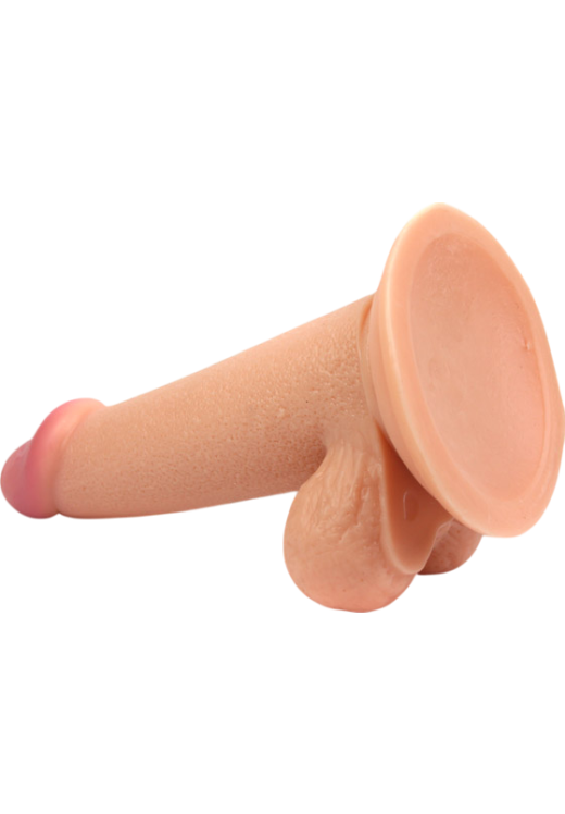 Ομοίωμα πέους από tpe σε φυσικό χρώμα, μήκους 16 εκ. και μέγιστης διαμέτρου 3,5 εκ.