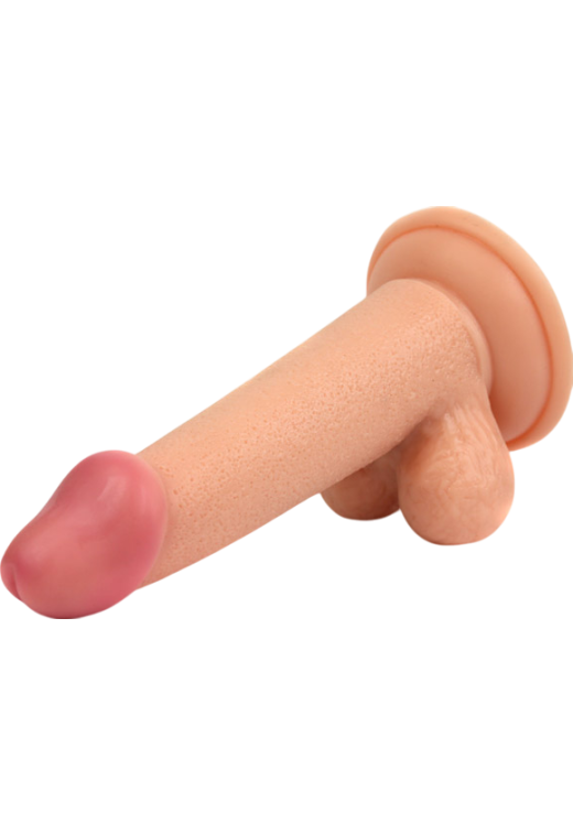 Ομοίωμα πέους από tpe σε φυσικό χρώμα, μήκους 16 εκ. και μέγιστης διαμέτρου 3,5 εκ.