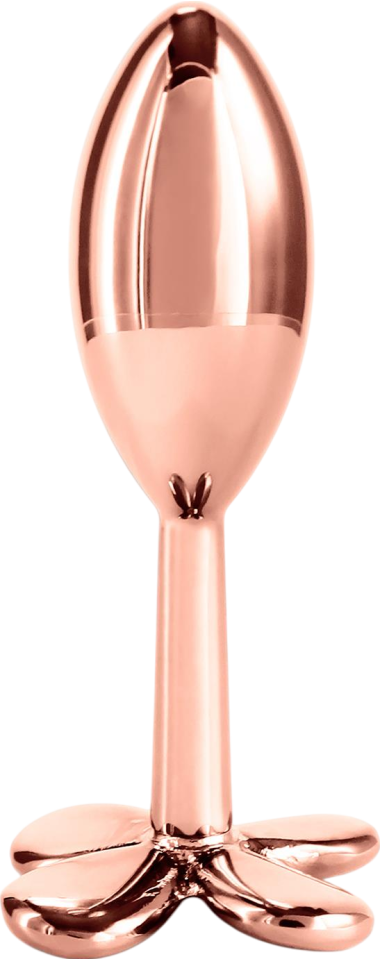 Πρωκτική σφήνα από αλουμινιο σε χρυσαφί χρώμα, μήκους 9,2 εκ. και μέγιστης διαμέτρου 3,7 εκ.