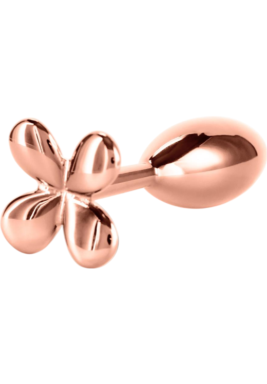 Πρωκτική σφήνα από αλουμινιο σε χρυσαφί χρώμα, μήκους 9,2 εκ. και μέγιστης διαμέτρου 3,7 εκ.