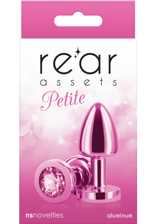 Σφήνα με κόσμημα από αλουμίνιο σε ροζ χρώμα, μήκους 6 εκ. και μέγιστης διαμέτρου 2,6 εκ.