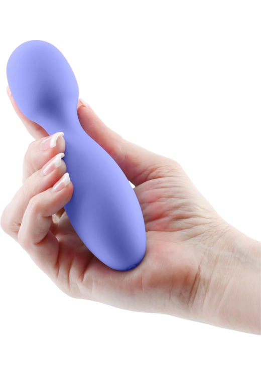 Δονητής μασάζ από σιλικόνη σε μοβ χρώμα, μήκους 13,3 εκ. και μέγιστης διαμέτρου 3,6 εκ.