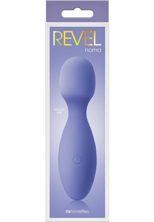 Δονητής μασάζ από σιλικόνη σε μοβ χρώμα, μήκους 13,3 εκ. και μέγιστης διαμέτρου 3,6 εκ.