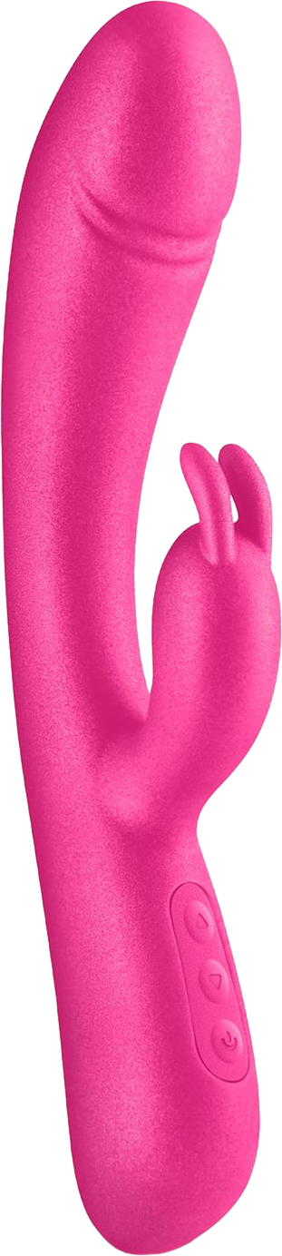 Rabbit δονητής από σιλικόνη σε ροζ χρώμα, μήκους 22,2 εκ. και μέγιστης διαμέτρου 3,7 εκ.