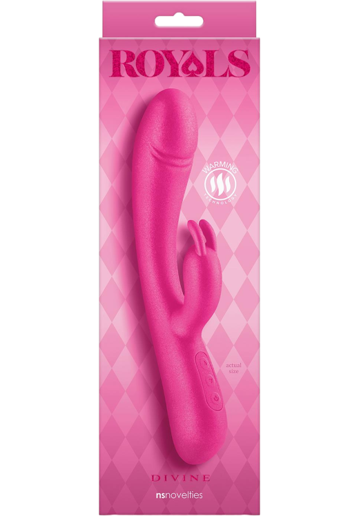 Rabbit δονητής από σιλικόνη σε ροζ χρώμα, μήκους 22,2 εκ. και μέγιστης διαμέτρου 3,7 εκ.