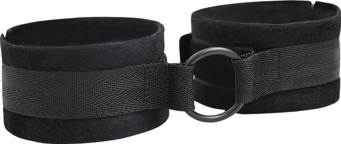 Bondage δεσμά από polyurethane σε μαύρο χρώμα