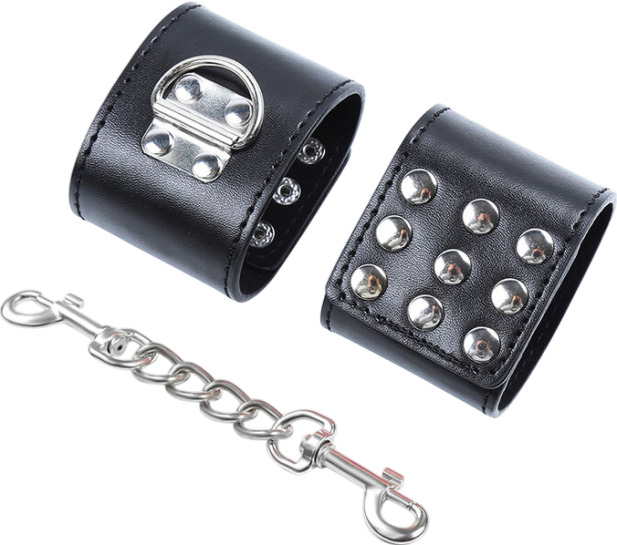 Bondage δεσμά από pvc σε μαύρο χρώμα