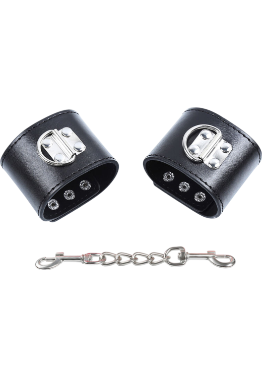 Bondage δεσμά από pvc σε μαύρο χρώμα