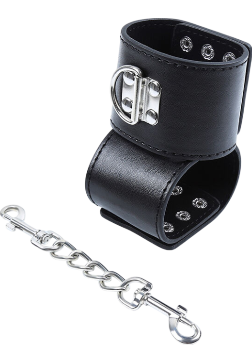 Bondage δεσμά από pvc σε μαύρο χρώμα