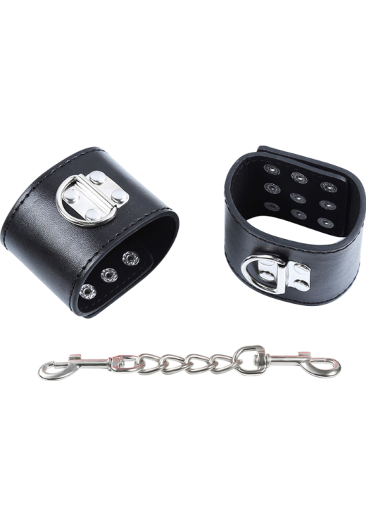Bondage δεσμά από pvc σε μαύρο χρώμα