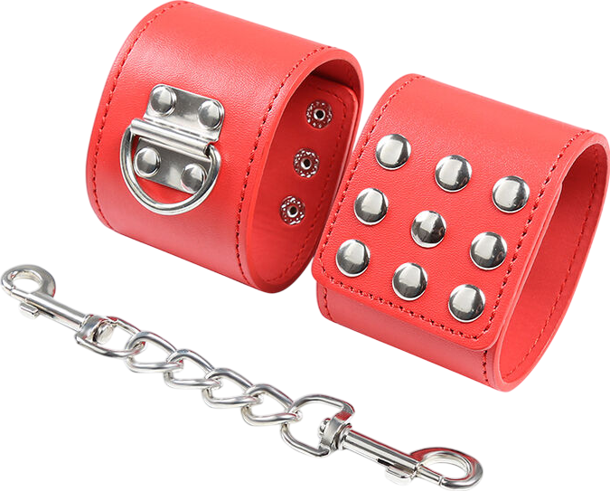 Bondage δεσμά από pvc σε κόκκινο χρώμα