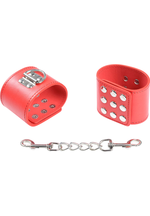 Bondage δεσμά από pvc σε κόκκινο χρώμα