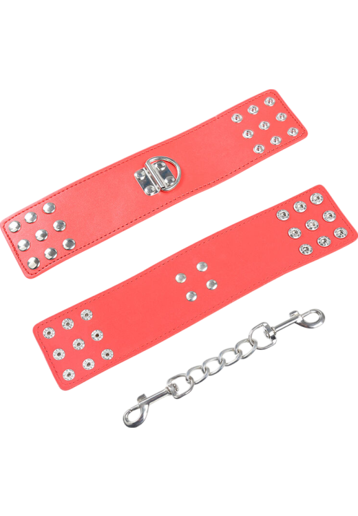 Bondage δεσμά από pvc σε κόκκινο χρώμα