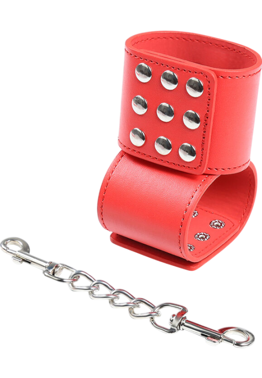 Bondage δεσμά από pvc σε κόκκινο χρώμα