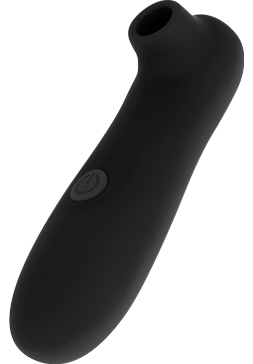 Παλμικός δονητής από pvc σε μαύρο χρώμα, μήκους 12,5 εκ. και μέγιστης διαμέτρου 3,6 εκ.