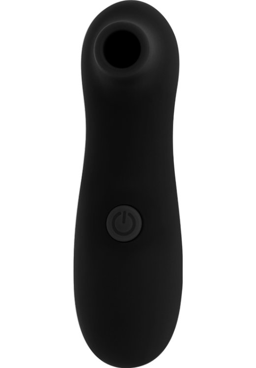 Παλμικός δονητής από pvc σε μαύρο χρώμα, μήκους 12,5 εκ. και μέγιστης διαμέτρου 3,6 εκ.