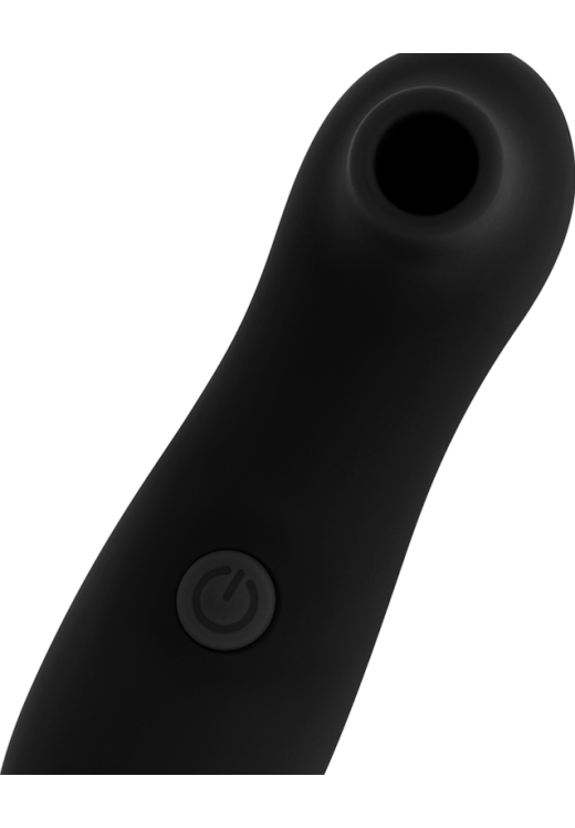 Παλμικός δονητής από pvc σε μαύρο χρώμα, μήκους 12,5 εκ. και μέγιστης διαμέτρου 3,6 εκ.