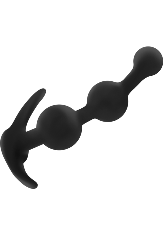Πρωκτική σφήνα από σιλικόνη σε μαύρο χρώμα, μήκους 12,5 εκ. και μέγιστης διαμέτρου 3 εκ.