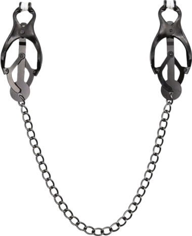 Μεταλλικοί σφιγκτήρες θηλών σε ασημί χρώμα