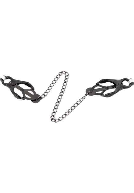 Μεταλλικοί σφιγκτήρες θηλών σε ασημί χρώμα