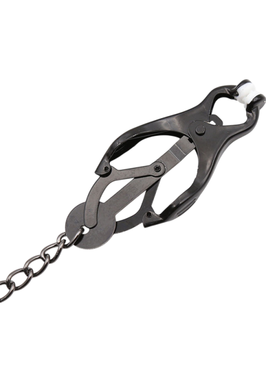 Μεταλλικοί σφιγκτήρες θηλών σε ασημί χρώμα