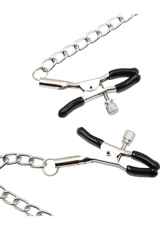 Σφιγκτήρες θηλών σε μαύρο χρώμα