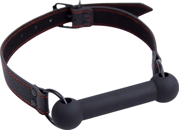 Φίμωτρο από pvc σε μαύρο χρώμα