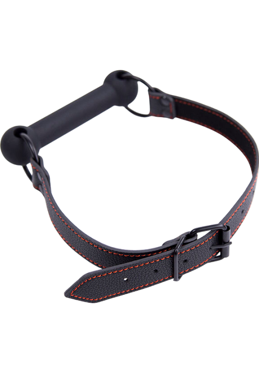 Φίμωτρο από pvc σε μαύρο χρώμα