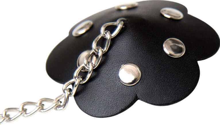 Καλύμματα θηλών από δερματίνη σε μαύρο χρώμα