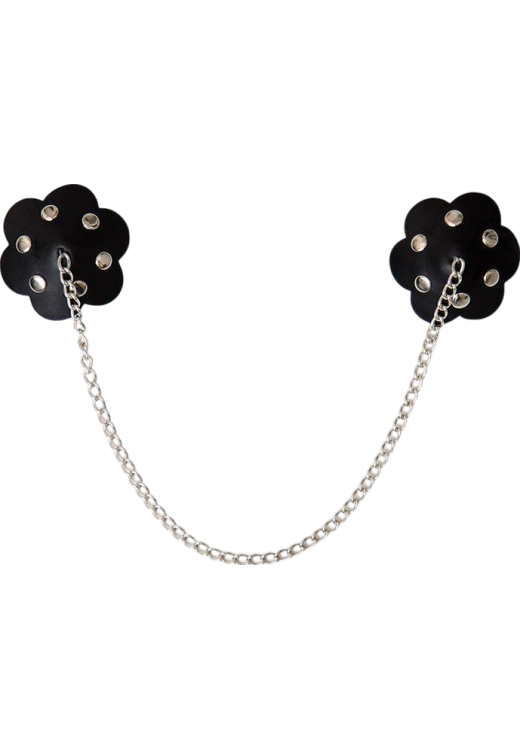 Καλύμματα θηλών από δερματίνη σε μαύρο χρώμα