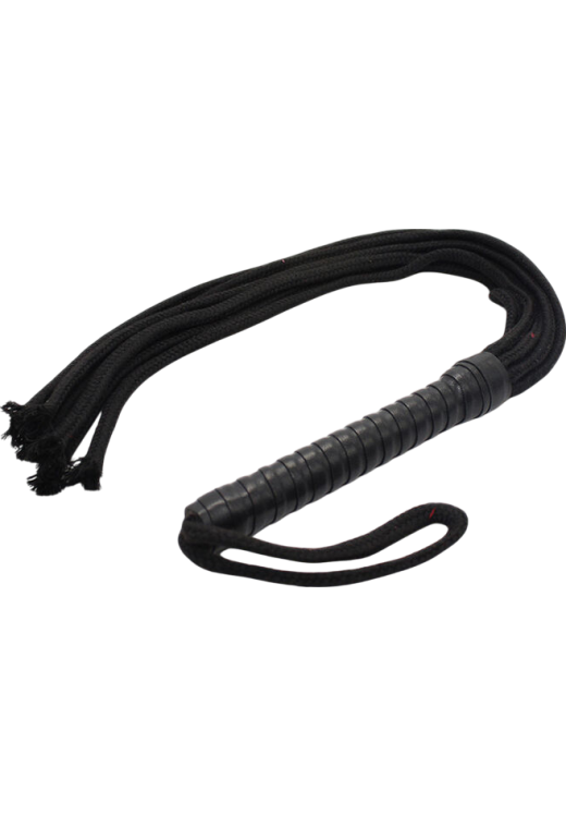 Μαστίγιο από pvc σε μαύρο χρώμα