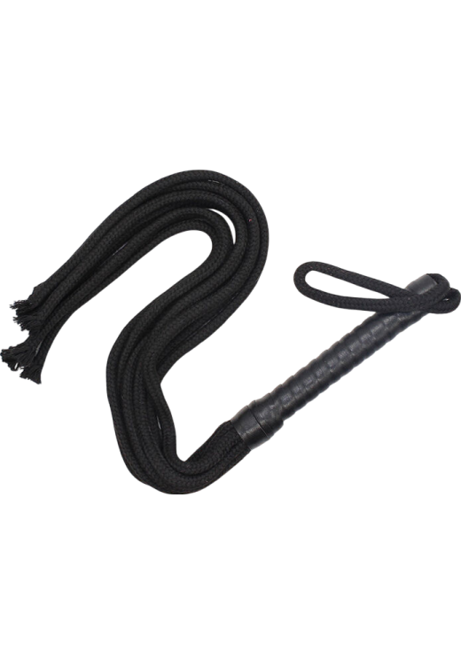 Μαστίγιο από pvc σε μαύρο χρώμα