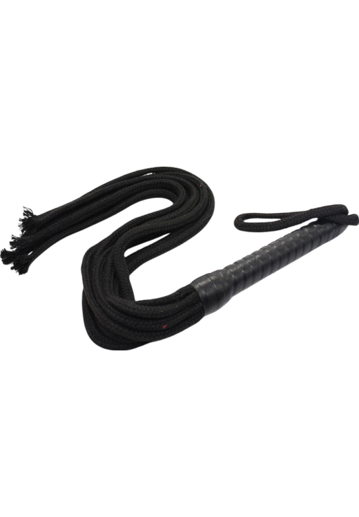 Μαστίγιο από pvc σε μαύρο χρώμα